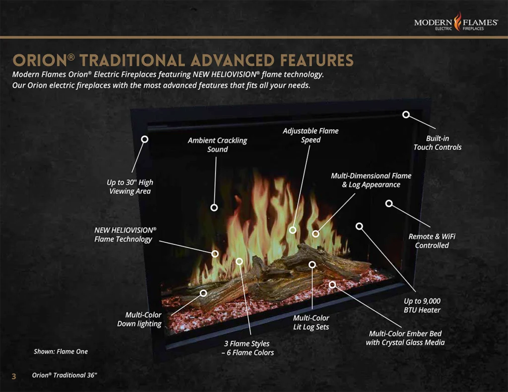 Modern Flames Orion Traditional