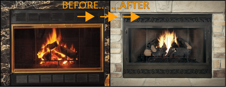 Fireplace Doors 3 Before and After Fireplace Doors